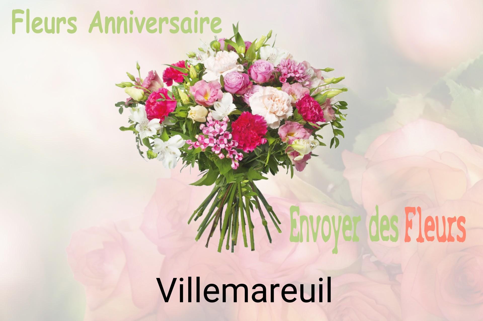 Bouquet de fleurs d’anniversaire livré à Villemareuil