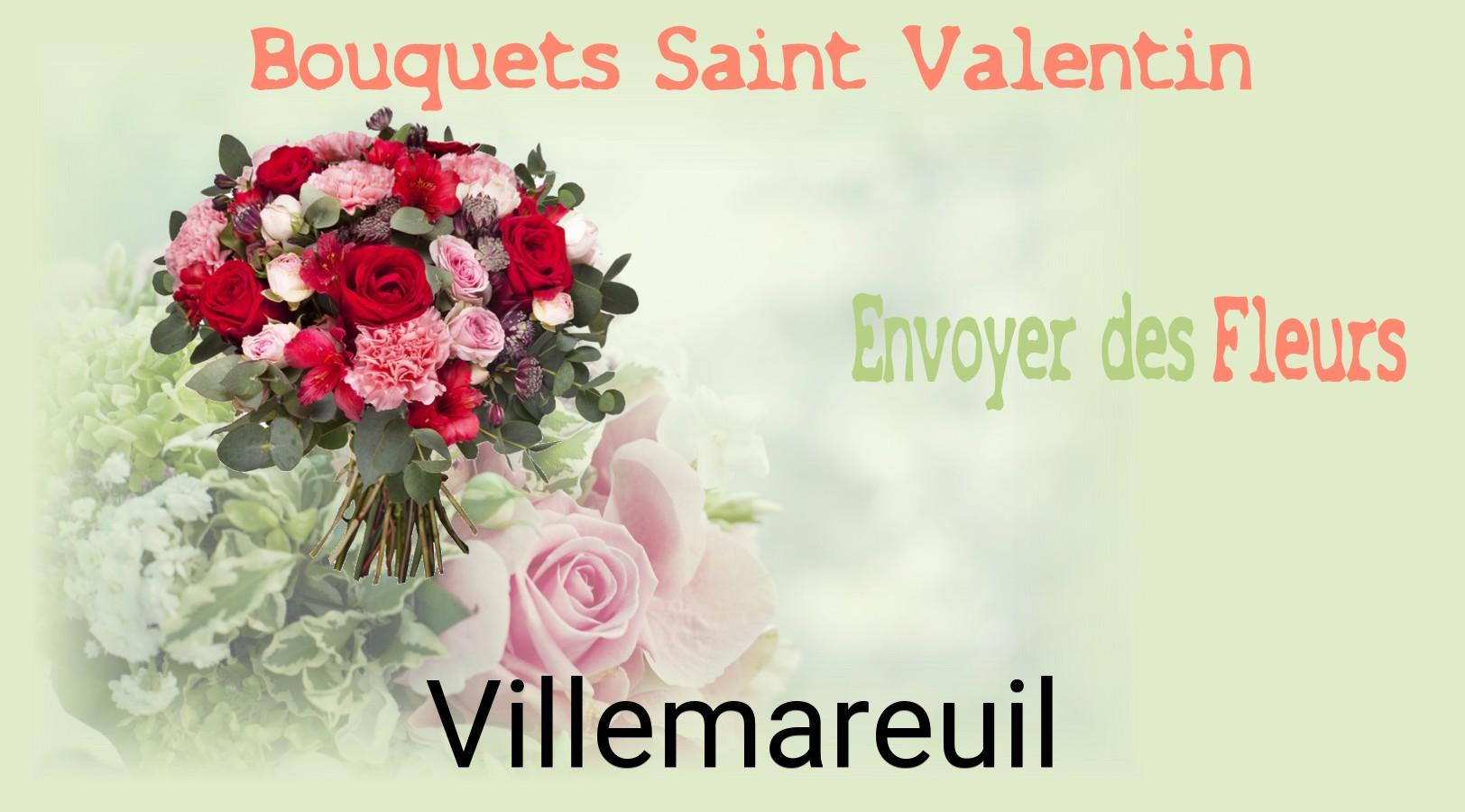 Roses de Saint-Valentin livrées à Villemareuil